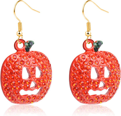 Halloween Earrings, Drop Dangle Earrings for Women Fun Halloween Holiday Costumes Party