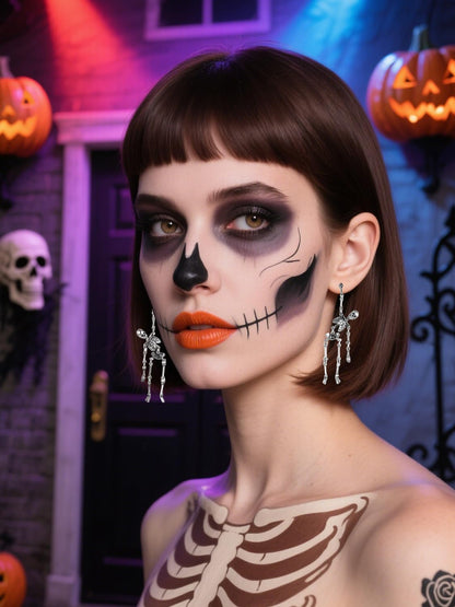 Halloween Earrings, Drop Dangle Earrings for Women Fun Halloween Holiday Costumes Party