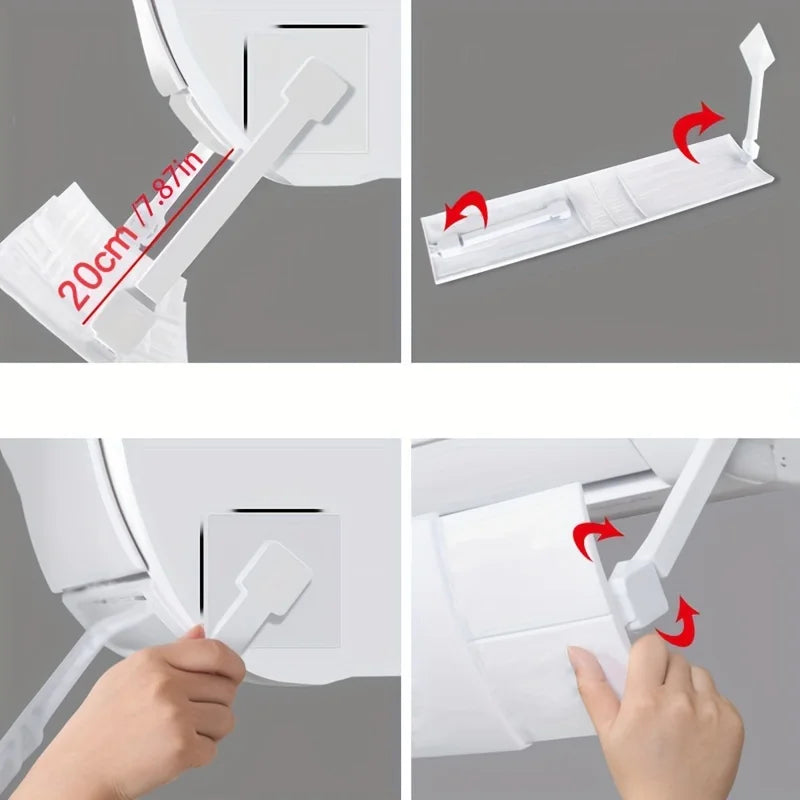 Scalable Hanging-Type Air Conditioning Windshield Anti-Direct Blowing Air Deflector Household Air Conditioning Baffle WB001