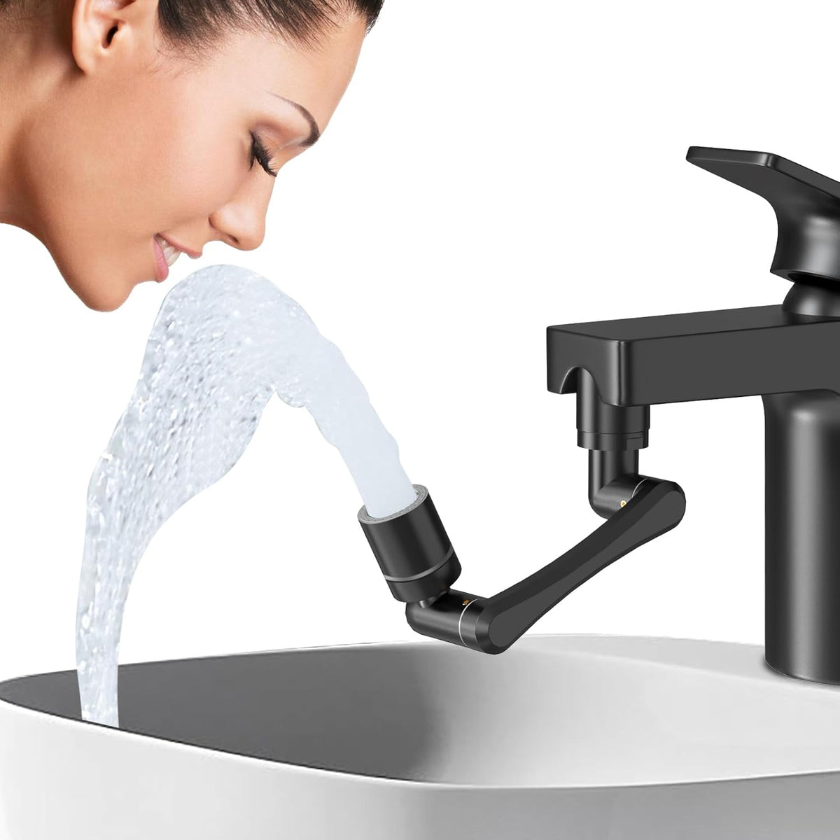 Patented  Swivel Faucet Extender Sink Aerator NSF/ANSI 372 Standard