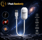 Mini Galaxy Star Projector Night Light – USB Portable Starry Sky Lamp for Bedroom, Kids Room & Home Decor