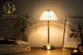 LED Touch Dimmable Table Lamp – Rechargeable Reading Light for Hotel & Bedroom