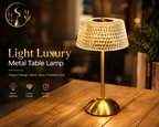 LED Touch Dimmable Table Lamp – Rechargeable Reading Light for Hotel & Bedroom
