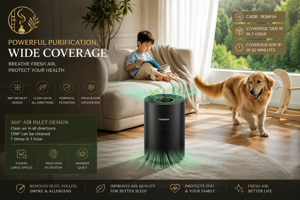 H13 True HEPA Air Purifier with Smart App Control