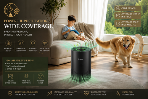H13 True HEPA Air Purifier with Smart App Control