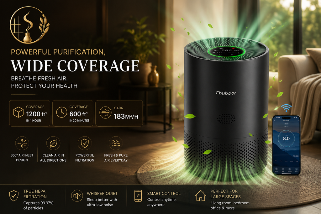H13 True HEPA Air Purifier with Smart App Control