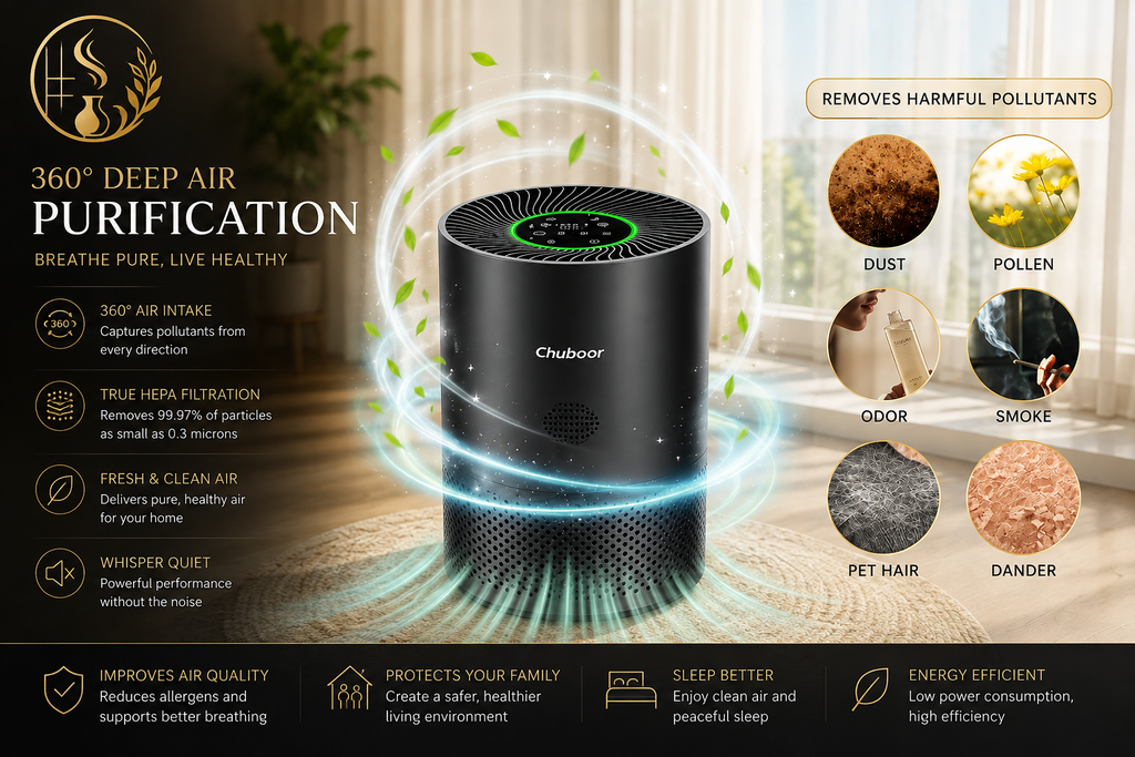 H13 True HEPA Air Purifier with Smart App Control