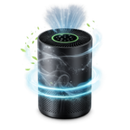 Chuboor Air Purifiers for Home H13 True HEPA for Bedroom Room Kitchen Washroom for Smoke and Dust Pollen Odors PM2.5 Detection 185m³/h CADR Supports Tuya App for 30-40 Square Meters of Clean Purifier Effectively Improve Air