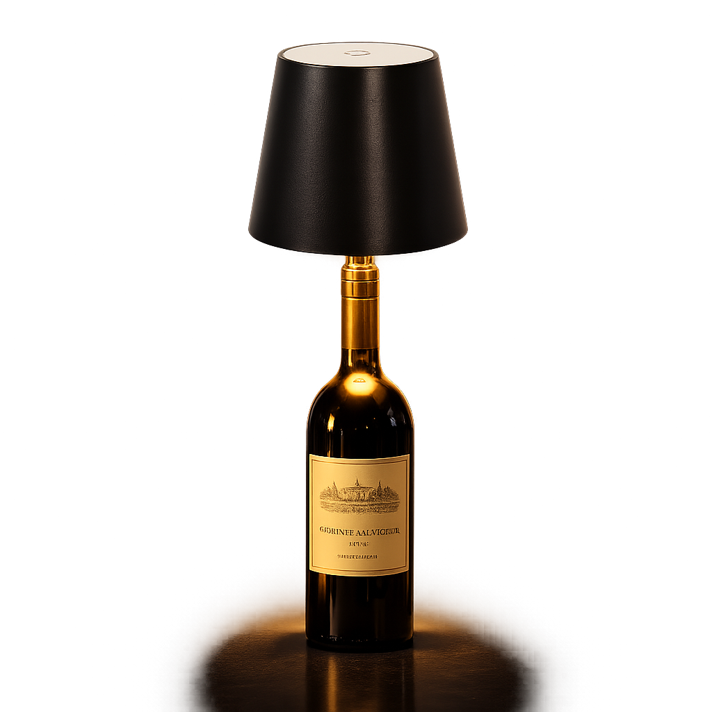 Rechargeable Wireless LED Wine Bottle Lamp Touch Dimming 3 Color Modes Cordless Lampshade Bottle Stopper Night Light Decorative Lamp For Bar Restaurant Bedroom Living Room