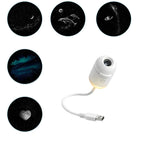 Mini Galaxy Star Projector Night Light – USB Portable Starry Sky Lamp for Bedroom, Kids Room & Home Decor