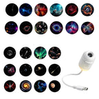 Mini Galaxy Star Projector Night Light – USB Portable Starry Sky Lamp for Bedroom, Kids Room & Home Decor