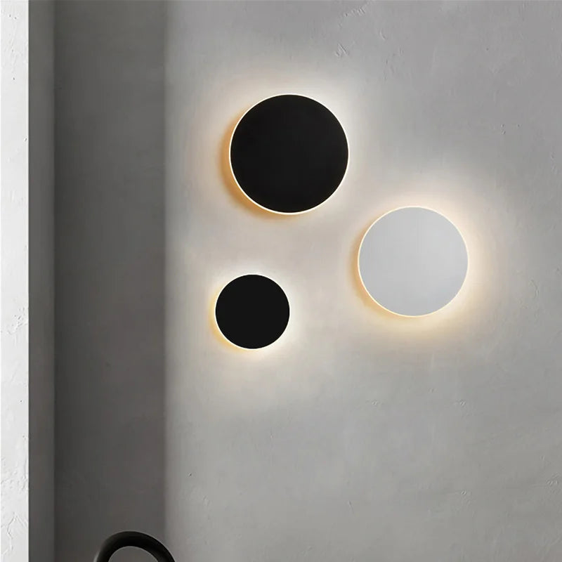 Round LED Wall Light – Touch Dimmable Human Body Sensor Lamp