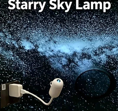 Mini Galaxy Star Projector Night Light – USB Portable Starry Sky Lamp for Bedroom, Kids Room & Home Decor