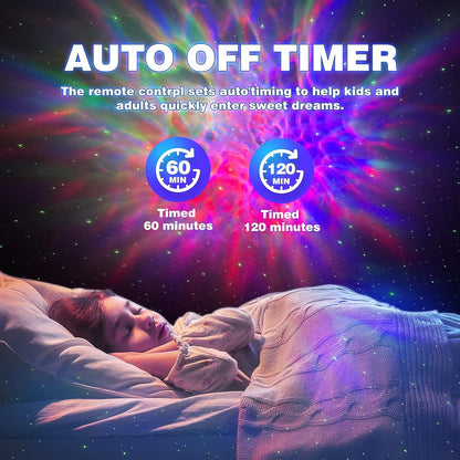 FSSQLBFLC Astronaut Galaxy Projector, Night Light for Kids, Space-Theme